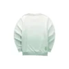 Gradient Letter Crew-tröja ”Green White”