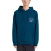 Grafisk hoodie ”Blue Black White”