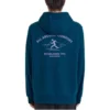 Grafisk hoodie ”Blue Black White”