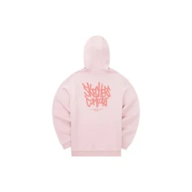 Grafisk hoodie ”Pink”