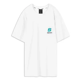 Grafisk T-shirt ”White Blue Red”