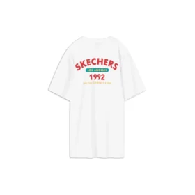 Grafisk T-shirt ”White Blue Red”