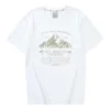 Grafisk T-shirt ”White Tan”