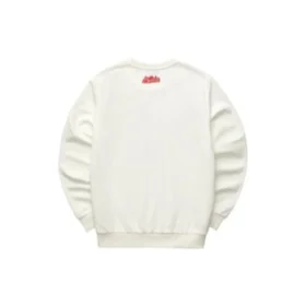 Grafisk tröja med rund hals ”White Black Red”