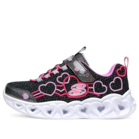 Heart Lights Low-Top K Svart/Rosa