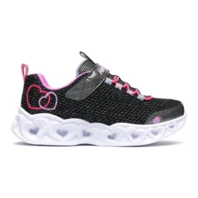 Heart Lights Low-Top K Svart/Rosa