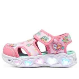 Heart Lights Sandaler ”Pink White”