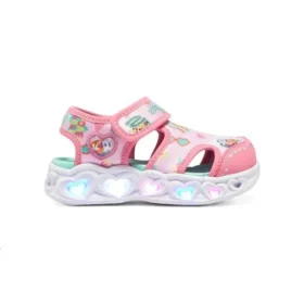 Heart Lights Sandaler ”Pink White”