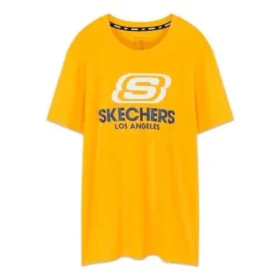Herr Skechers Logo kortärmad guld