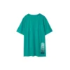 Herr Skechers Loose Printing Andningsbar kortärmad t-shirt Blå