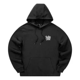Hoodie med tryck ”Black White”