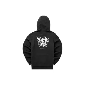 Hoodie med tryck ”Black White”