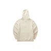 Hoodie med tryckt bokstav ”Beige Red”