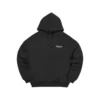 Hoodie med tryckt logotyp ”Black White”