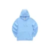 Hoodie med tryckt logotyp ”Blue Pink Black White”