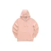 Hoodie med tryckt logotyp ”Blue Pink Black White”