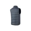 Huvad vävd 3-i-1-dunjacka ”Grey Black”
