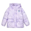 Huvtröja med dunfyllning ”Purple White”
