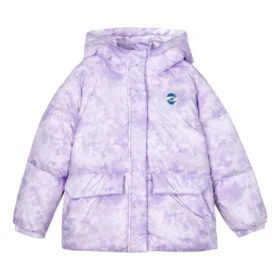 Huvtröja med dunfyllning ”Purple White”