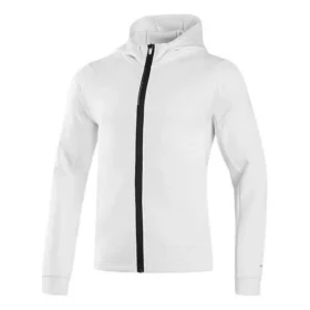 Huvtröja med hel dragkedja ”White Black”