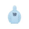 Huvtröja med tryck ”Blue Black”
