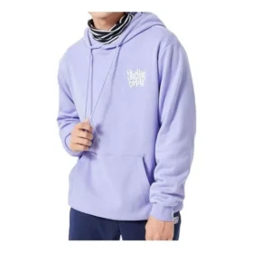 Huvtröja med tryck ”Purple White”
