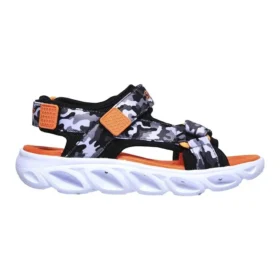 Hypno Splash-sandaler K Svart/Orange