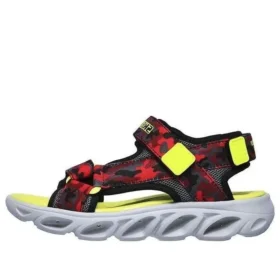 Hypno Splash sandaler med kardborreband och öppen tå för större pojkar, röda