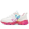 James Goldcrown x Skechers D’ Lites Crystal låga löparskor Rosa/Vit