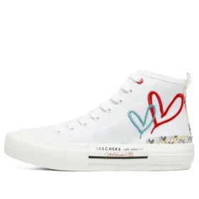 James Goldcrown x Skechers New Moon High-Top Canvasskor White