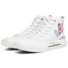 James Goldcrown x Skechers New Moon High-Top Canvasskor White