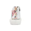 James Goldcrown x Skechers New Moon High-Top Canvasskor White