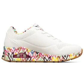 James Goldcrown x Skechers Uno Low löparskor, vita