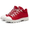 Jeremy Ville x Skechers Roadies höga canvasskor röd/vit