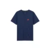 Kortärmad sport-T-shirt i stickat ”Multi-Color”