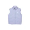 Letter Printed Down Vest ”Black Purple Pink”