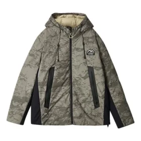 Lifestyle-serien Water Repellent dunjacka med huva ”Olive Green Black”