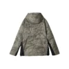 Lifestyle-serien Water Repellent dunjacka med huva ”Olive Green Black”