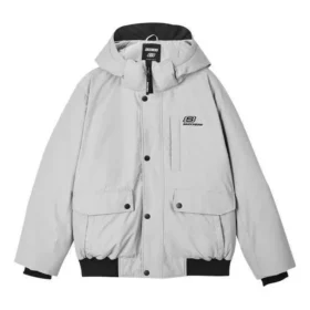 Lifestyle-serien Waterproof varm dunjacka med huva ”Grey”
