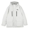 Lifestyle Series Waterproof dunjacka med huva ”White Black”