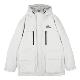 Lifestyle Series Waterproof dunjacka med huva ”White Black”