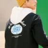 Logo Graphic Crew Sweater ”Black Blue White”