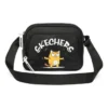 Logo Graphic Single Shoulder Bag ”Black White Yellow”