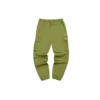 Logo Printed Workwear Straight Pant ”Grey Black Green”