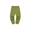 Logo Printed Workwear Straight Pant ”Grey Black Green”