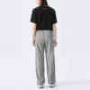 Logotyp-raka casualbyxor ”Grey”