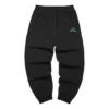 Löst stickade sportbyxor ”Black”