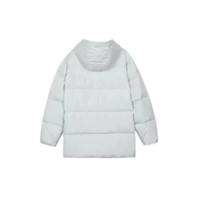 Medellång dunjacka ”Grey”