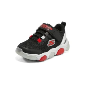 Mighty Glow Sneakers ”Black Red”