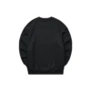 New Year Series Graphic Knit Crew Sweatshirt ”Black Red Yellow”